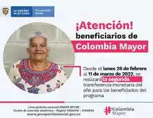 Atención beneficiarios de Colombia Mayor 