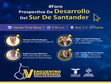 Foro de Prospectiva de Desarrollo del Sur de Santander