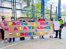 Se realizó actividad llamada Pacto No a la Violencia Escolar