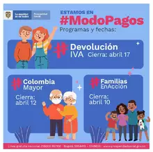 Prosperidad Social informa que estamos en modo pagos