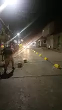 Se realizó instalación de elementos de seguridad vial sobre la carrera 5 sector Pablo VI