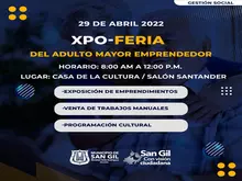 XPO-FERIA del Adulto Mayor Emprendedor