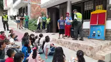 Tarde de integración con los niños del sector el Bosque