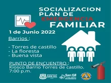 Socialización Plan de Emergencia Familiar