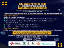 Capacitación Oferta para el fortalecimiento de Microempresarios