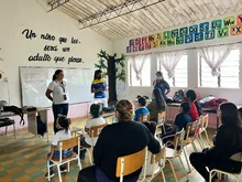 Se realizó encuentro recreativo intergeneracional escolar