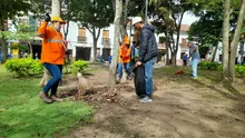 Jornada de limpieza y embellecimiento de nuestro Parque La Libertad