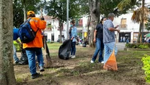 Jornada de limpieza y embellecimiento de nuestro Parque La Libertad