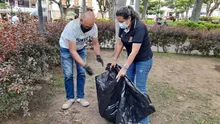 Jornada de limpieza y embellecimiento de nuestro Parque La Libertad