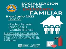 Socialización Plan de Emergencia Familiar 8 de junio 2022