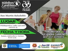 San Martin - Actívate con nuestras sesiones de actividad física totalmente gratuitas