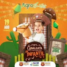 Cabalgata y recreación infantil AgroSanGil 2022