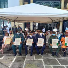 La Administración San Gil Con Visión Ciudadana conmemoró el Día de la Independencia de Colombia