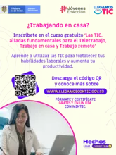 Cursos que se ofertarán del programa Jóvenes en Acción