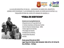 Invitación a la población víctima del conflicto armado a la feria de servicios