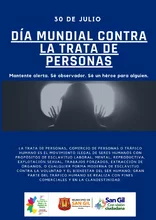 30 de julio Día Mundial Contra la Trata de Personas