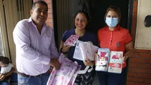 Se continua realizando la entrega de los artículos donados por la DIAN