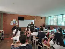 Se continua con el trabajo en relación a la prevención de sustancias sicoactivas a estudiantes