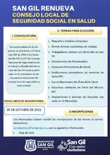 Invitación a participar en la inscripción de ternas para la renovación del Consejo Local de Seguridad Social en Salud