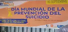 Se realizó una velada nocturna en apoyo a la prevención al suicidio