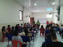 Se realizó capacitación dirigida a los docentes del Colegio el Rosario