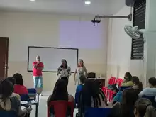 Se realizó capacitación dirigida a los docentes del Colegio el Rosario