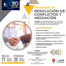 Diplomado en resolución de conflictos y mediación