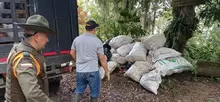 Nueva jornada en cumplimiento al recorrido de recolección de Residuos Sólidos Rurales