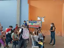 Se realizó capacitación a mujeres migrantes en temas de igualdad de oportunidades