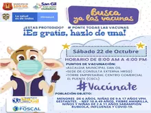 Nueva Jornada de Vacunación Busca ya las vacunas