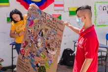 Acto cultural de la UAI en conmemoración al 12 de octubre