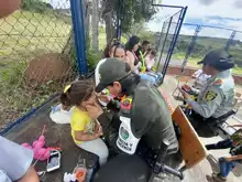 Se realizó visita al sector Rural en la Escuela La Laja, llevando recreación a los niños y promoviendo la Unión Familiar