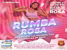 Rumba Rosa en apoyo a las mujeres con Cáncer de Seno