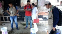 Se encuentran realizando Barrido Sanitario casa a casa con el programa ETV Enfermedades parasitarias transmitidas por vectores
