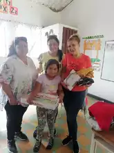 Se continua realizando recorrido en el municipio haciendo entrega de elementos gestionados ante la DIAN