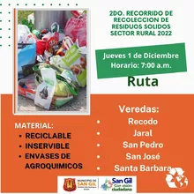 Rutas para la recolección de residuos sólidos