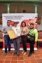 Acompañamiento en la entrega de la condecoración OSCAR MARTÍNEZ SALAZAR