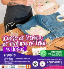 Curso de técnica de pintura en tela