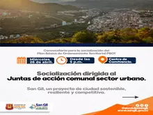 Socialización del PBOT dirigido a Juntas de Acción Comunal sector urbano