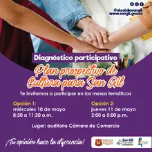 Diagnóstico participativo Plan Prospectivo de Cultura para San Gil 10 de mayo