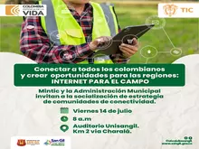 Socialización del proyecto de MinTic y la Administración Municipal comunidades de conectividad