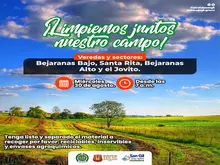 Limpiemos juntos nuestro campo miércoles 30 de agosto