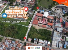 1.400 metros cuadrados de pavimentación de la calle 29 entre la avenida nacional y la carrera 14 A