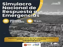 Simulacro Nacional de Respuesta a Emergencias