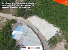 Siete obras de pantallas ancladas en el municipio