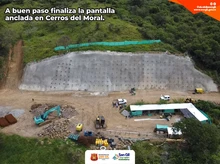Siete obras de pantallas ancladas en el municipio