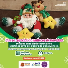 Curso especial de muñecos de navidad