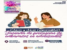 Jornada de prevención de embarazos en adolescentes