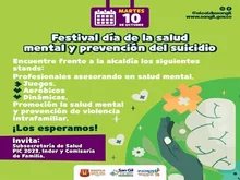 Festival día de la salud mental y prevención del suicidio