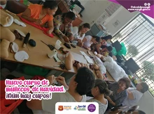 Aún hay cupos en el curso especial de muñecos de navidad